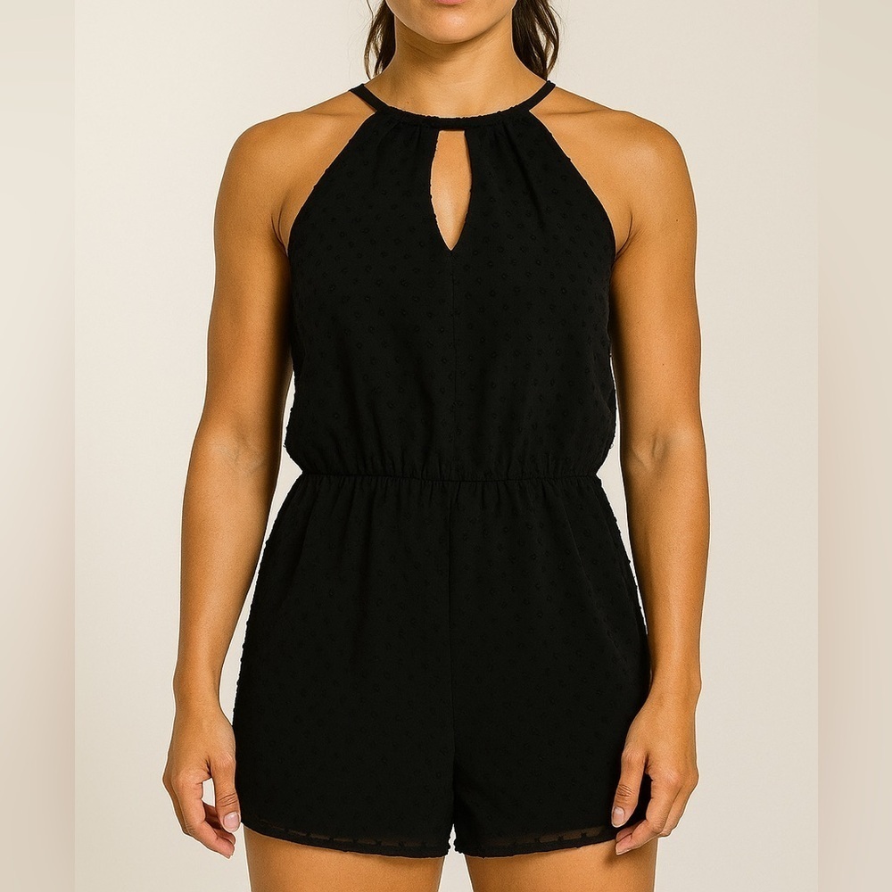 Miami Black Halter Jumpsuit